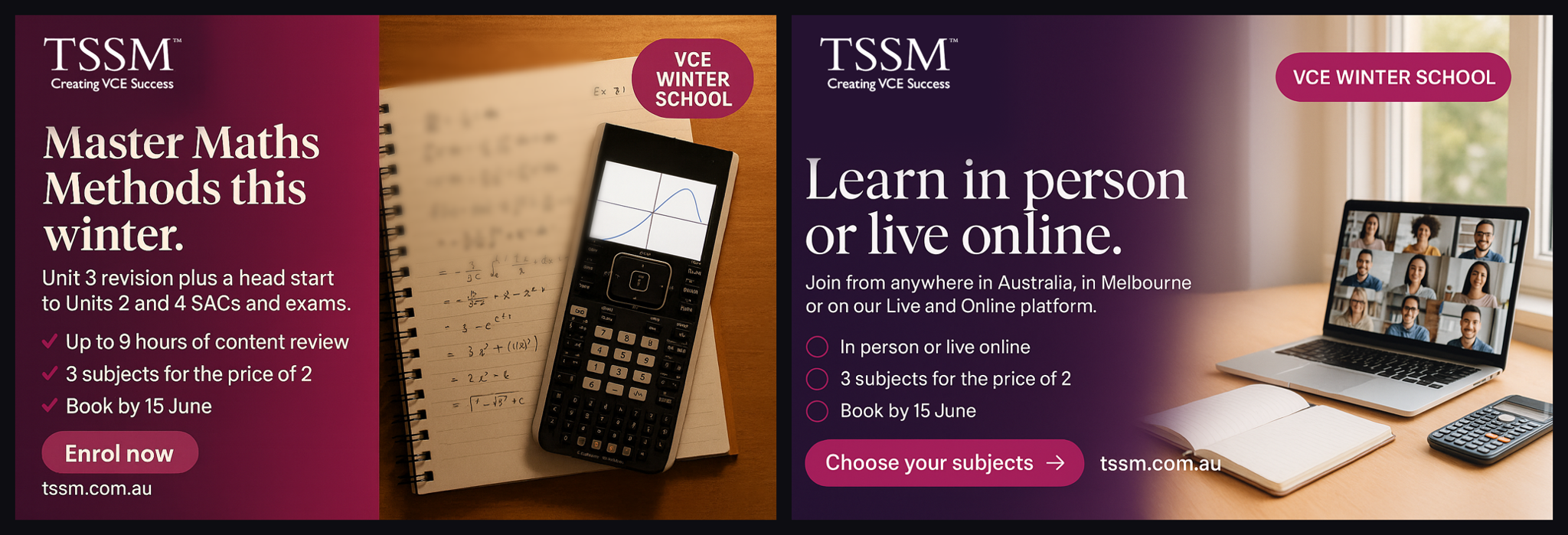 TSSM finished ads, landscape